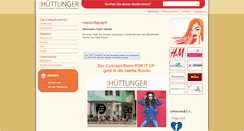 Desktop Screenshot of das-huettlinger.de